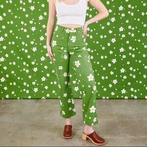 Big Bud Press X Bob Baker Marionette Theater Flower Work Pants